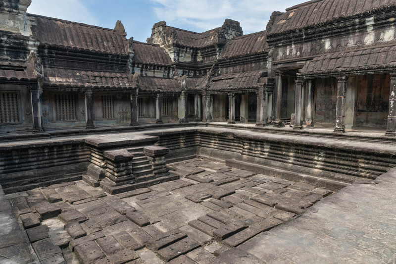 Angkor Wat swimming pool