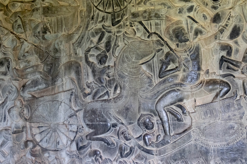 Angkor Wat bas reliefs