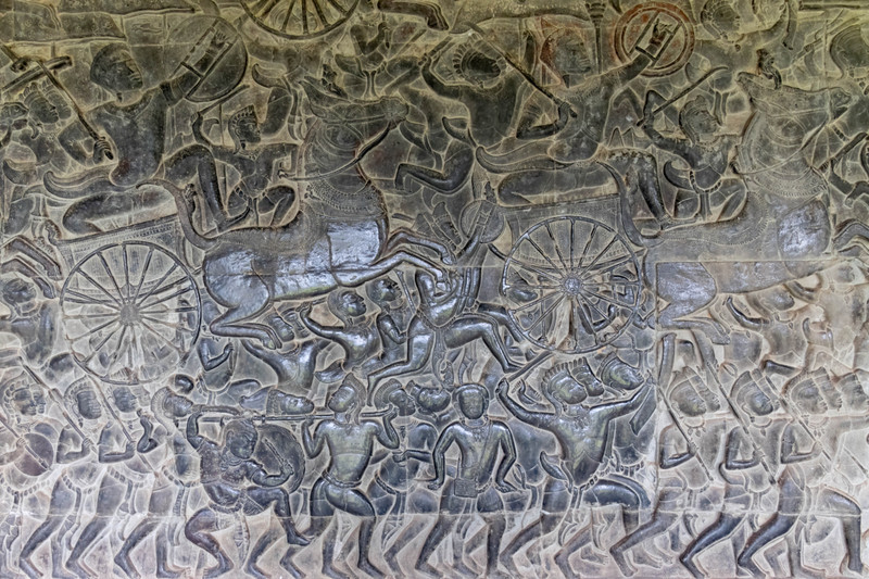 Angkor Wat bas reliefs