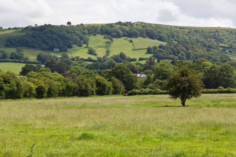 Welsh countryside near Hay-on-Wye