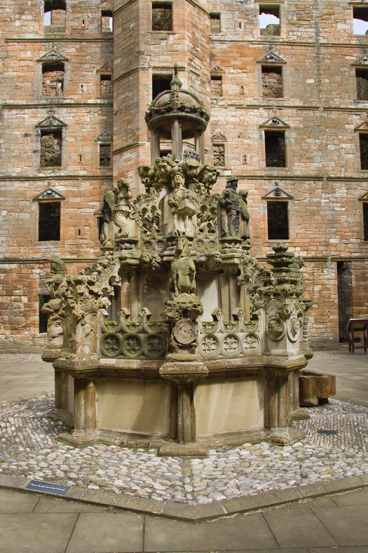 Fountain at Linlithgow Palace