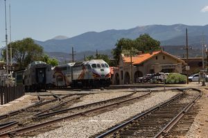 Trains at Santa Fe