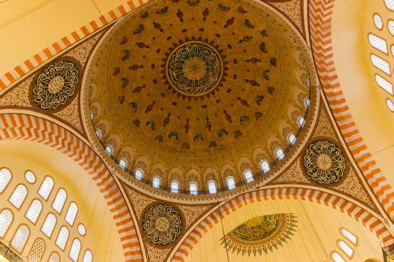 Suleymaniye Mosque - interior