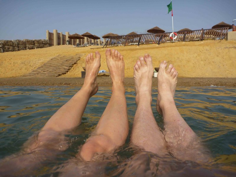 Dead Sea Feet