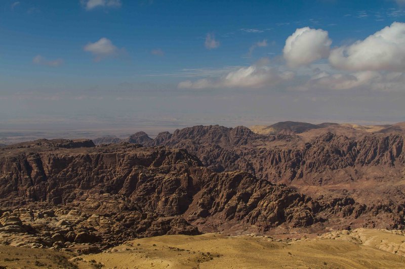 View towards Petra