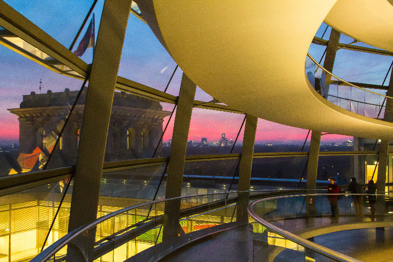 Reichstag Dome Sunset