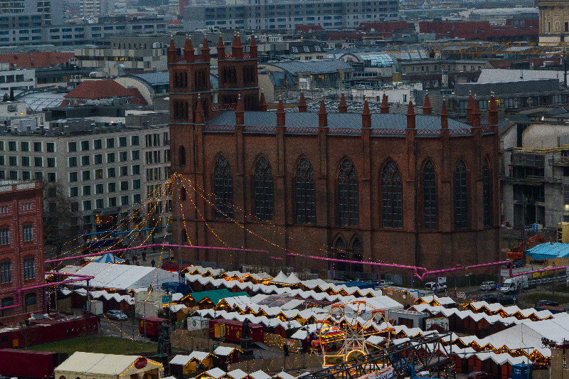 View from the Cathedral - another Christmas Market