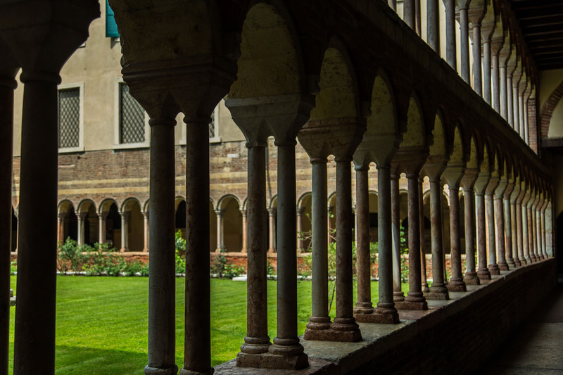 Cloisters at the Verona Cathedral