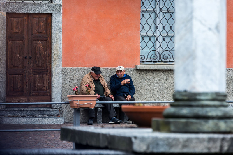 Two old dudes in Torno