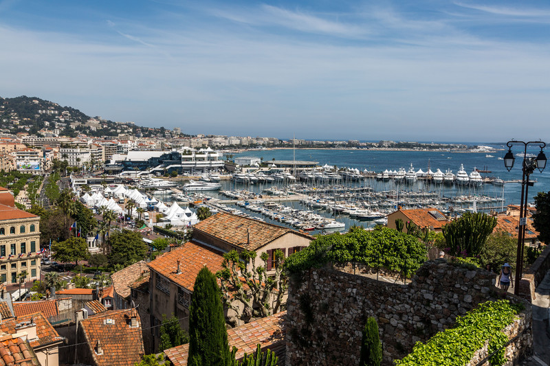 Cannes from the Castle