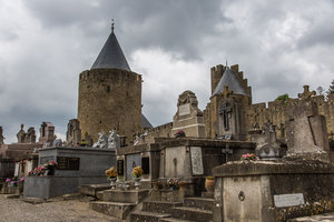 Carcassonne from the cemetery