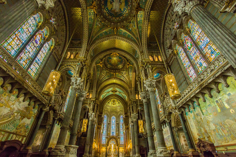La Basilique Notre Dame de Fourvière interior