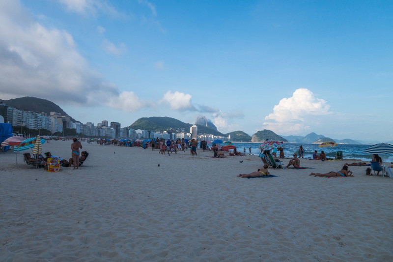 On Copacabana Beach