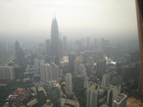 hazy kl, the views were subpar on this day, will have to try again
