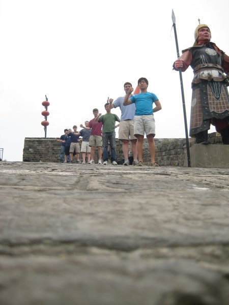 Camera Timer group portrait at Zhonghua Gate
