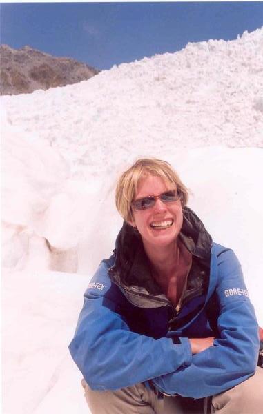 Pam on Franz Joseph Glacier