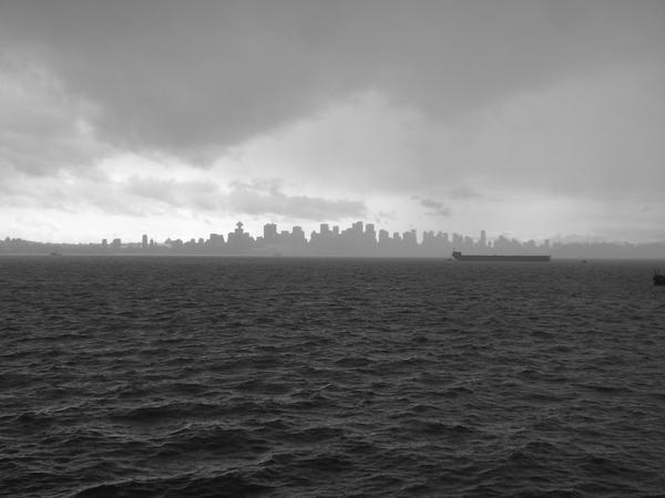 Vancouver på en gråværsdag