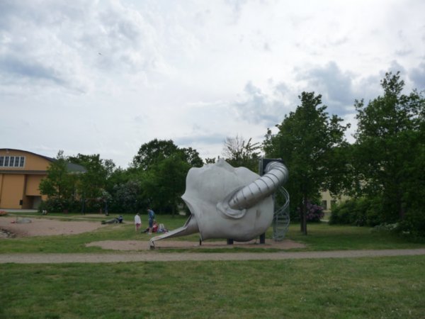 Cool slide in the park