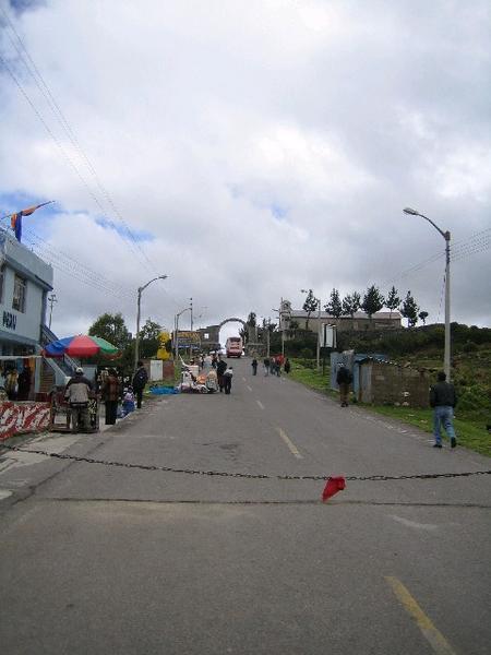 The border at Kasani