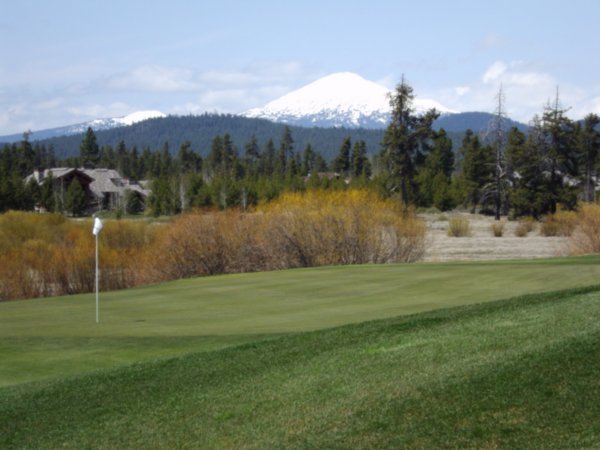 Golf Course and Mountains