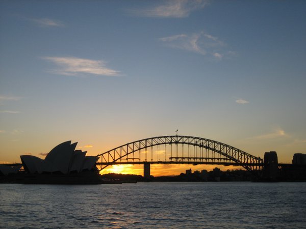 Sunset at the Harbour Bridge