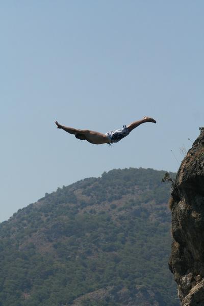 Cliff Jumping!