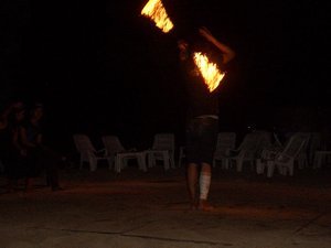 Fire throwing