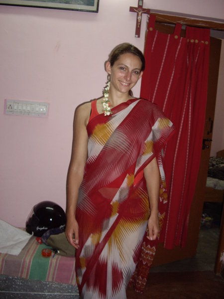 Me in a sari 