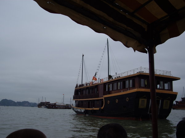 Our boat in Halong bay