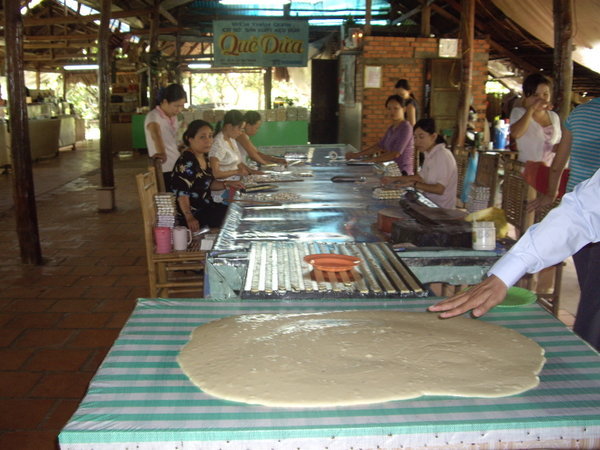 Coconut candy production line
