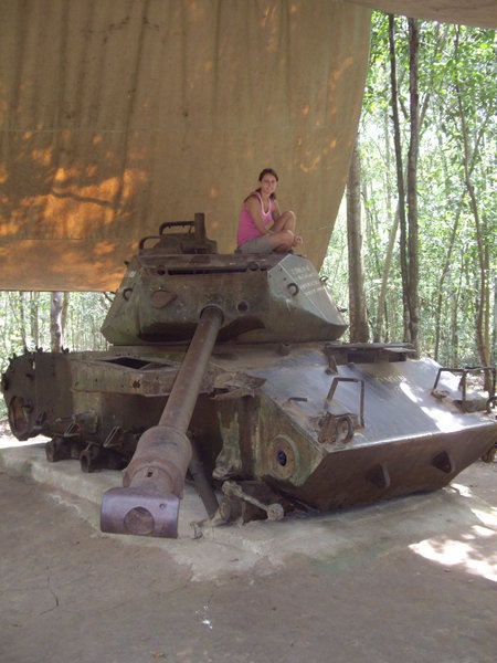 Me on the tank