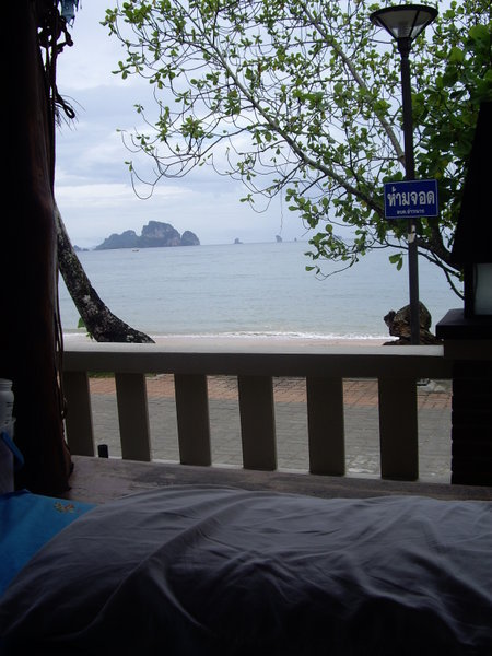 View while getting a 1 pound hour long thai massage