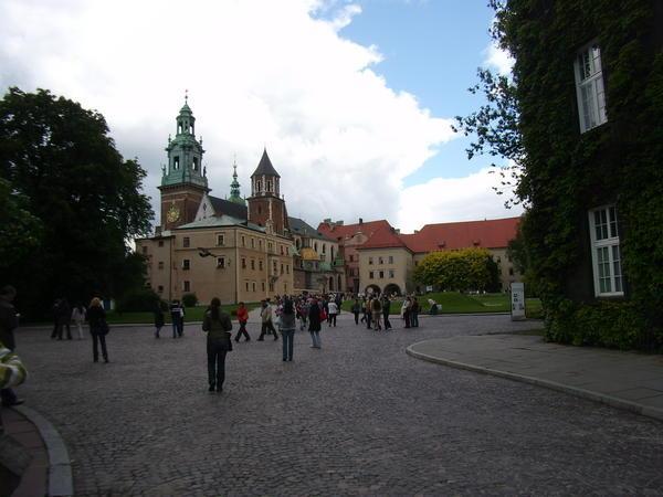 Inside Wawel Castel