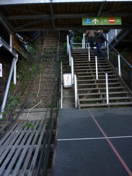 steep train track