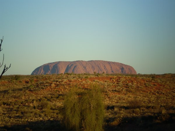 First view of Uluru
