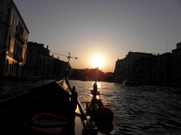 Sunset gondola ride