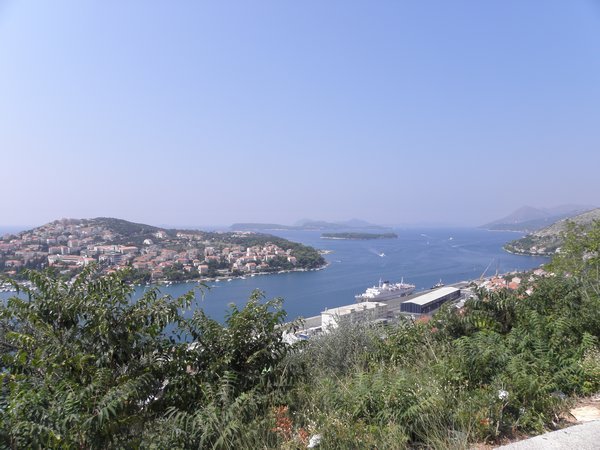 View from our ride to Dubrovnik