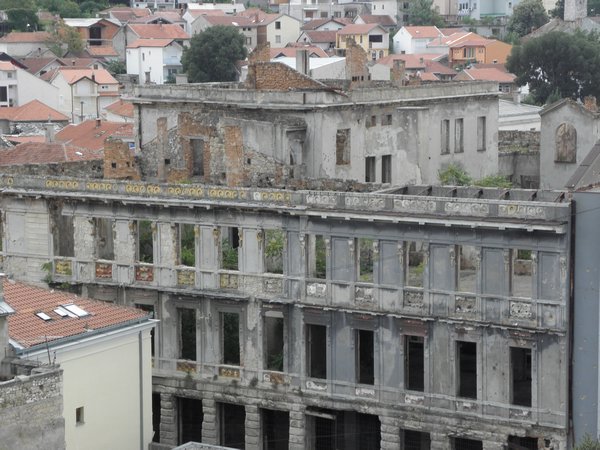 View from the Minaret of a derelict building