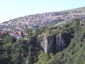 Lovely view of Sarajevo
