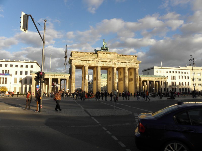 Brandenburg Gate in the sunlight