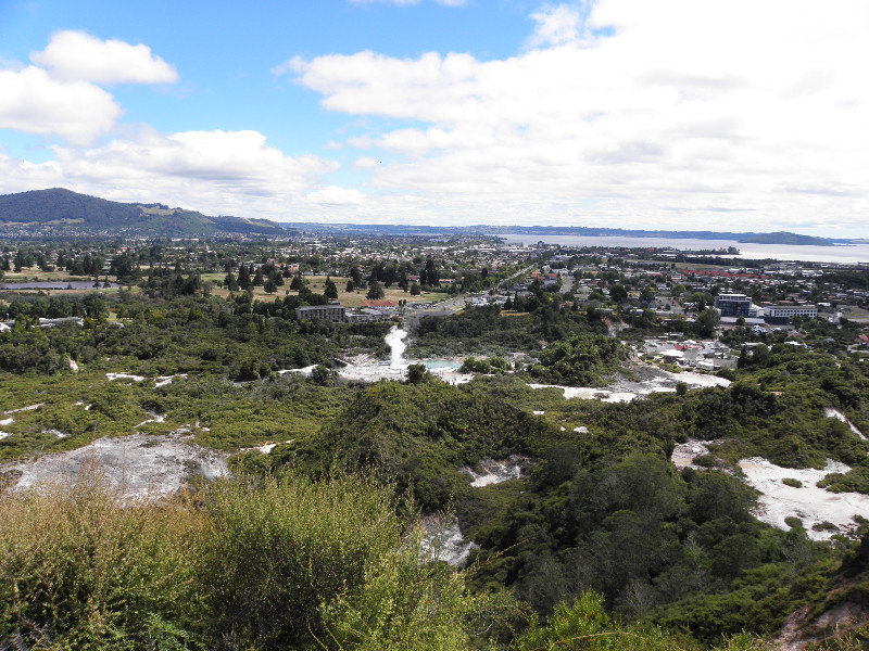 Views over Rotorua