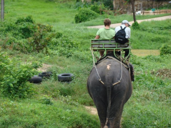 Murv & Gaylene on Elephant
