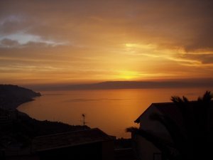 Sunrise in Taormina, Sicily
