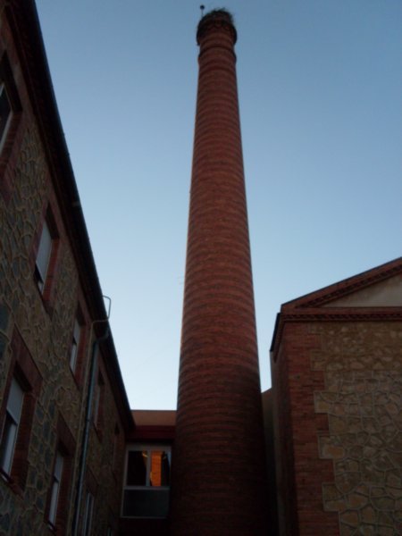The super cool ancient chimney by my apartment