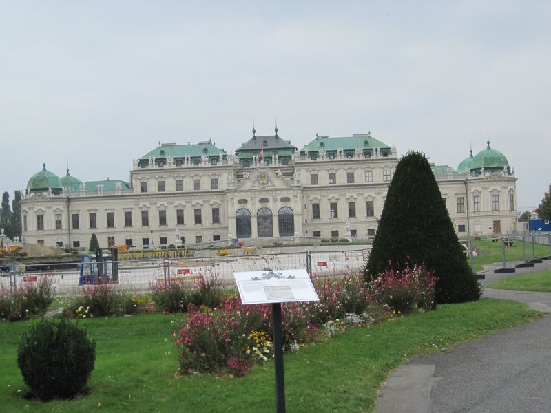Outside of the Belvedere