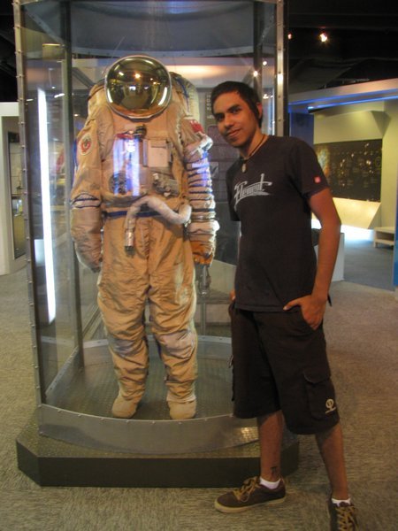 Me with a spacesuit