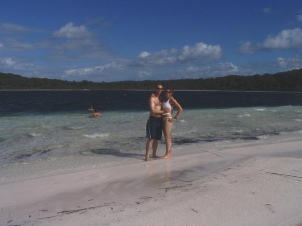 Gary and Michelle on Fraser Island