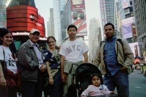 At Times Square with In-Laws