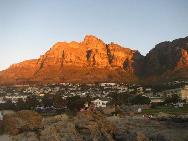 Cape Town more of the sunset light