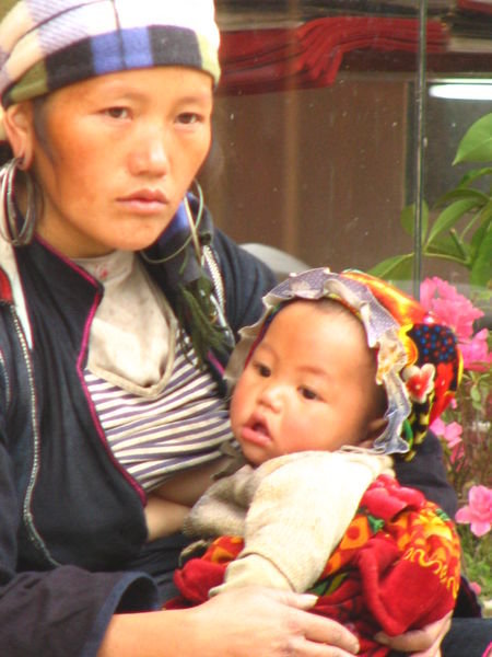 Hill Tribe Woman & Baby